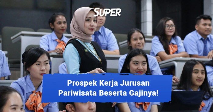 Gaji akademi pariwisata