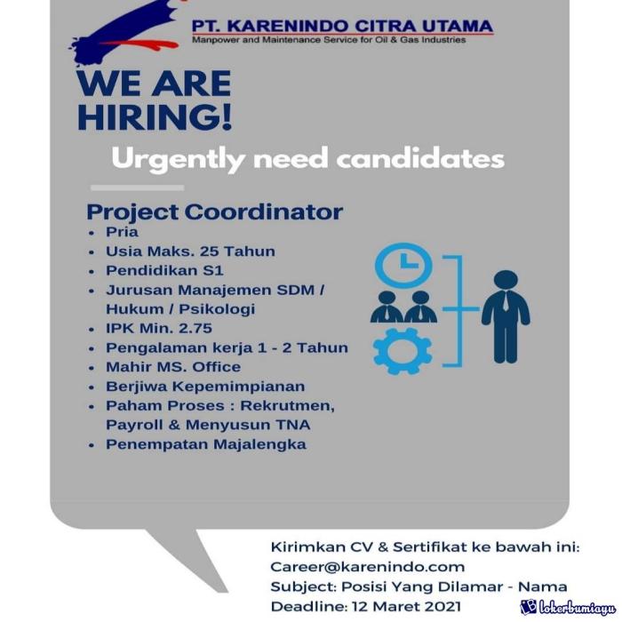 Gaji pt karenindo citra utama