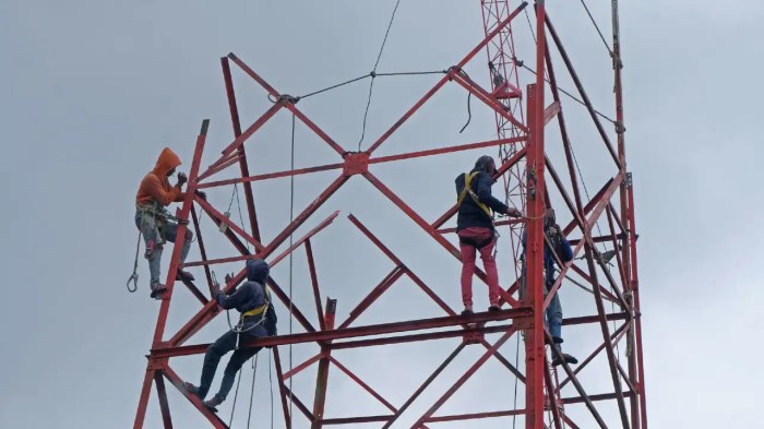 Berapa gaji kuli tower