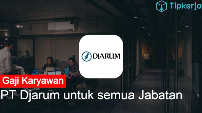 Gaji pt djabesmen