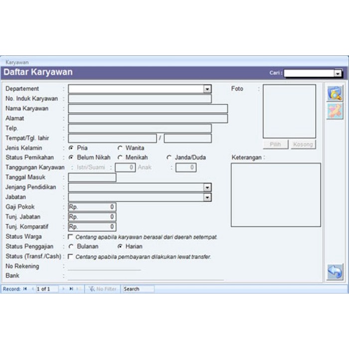 Gaji application support