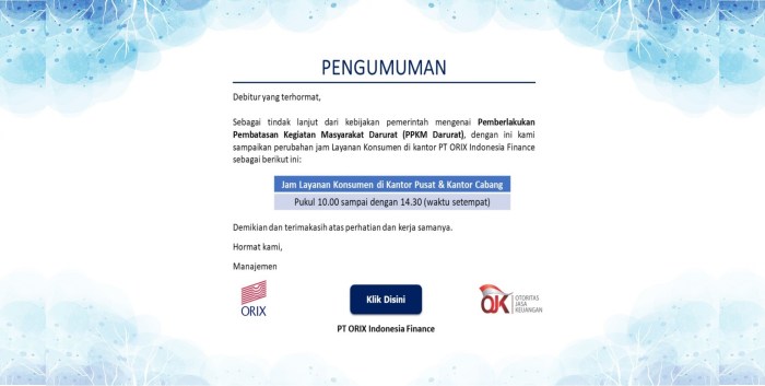 Gaji pt orix indonesia finance
