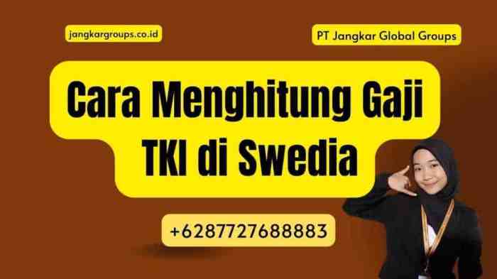 Gaji tki swedia