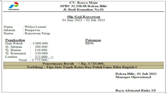 Gaji pt pertamina ep