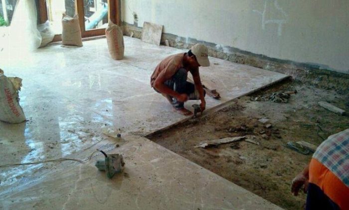 Tukang marmer murah surabaya poles