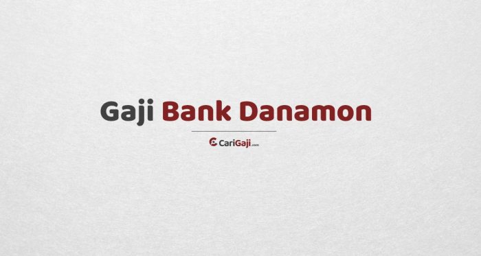 Gaji sales danamon