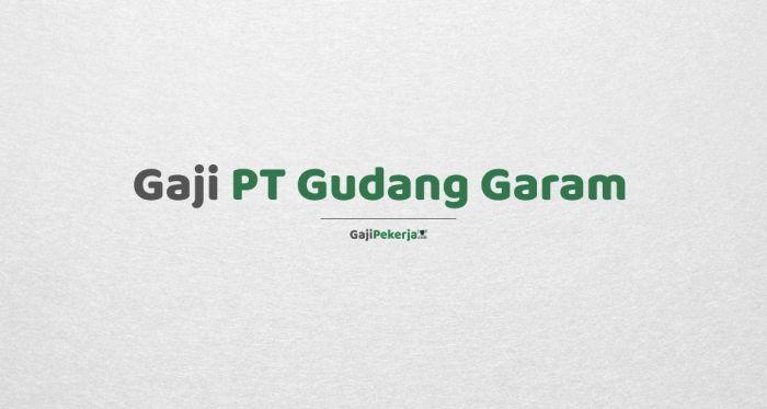 Gaji pt ganda alam makmur lg international