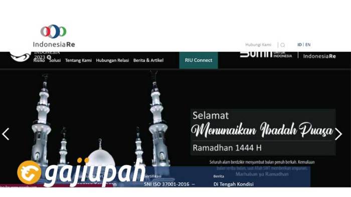 Gaji pt reasuransi nasional indonesia