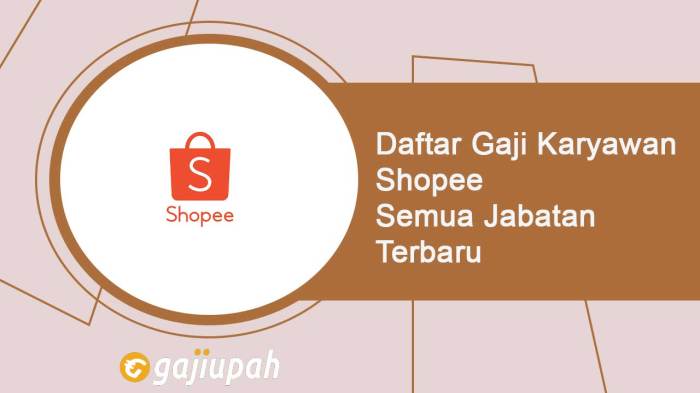 Gaji karyawan shopee