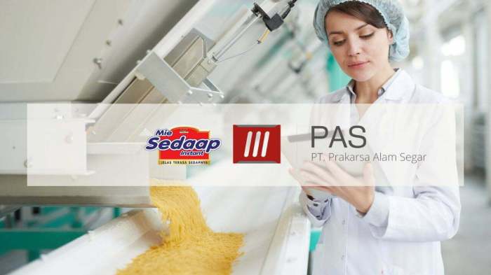 Gaji pt prakarsa alam segar