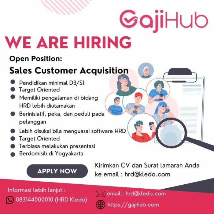 Gaji customer acquisition officer