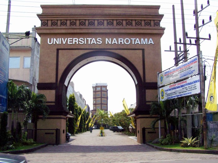 Gaji universitas narotama unnar surabaya narotama