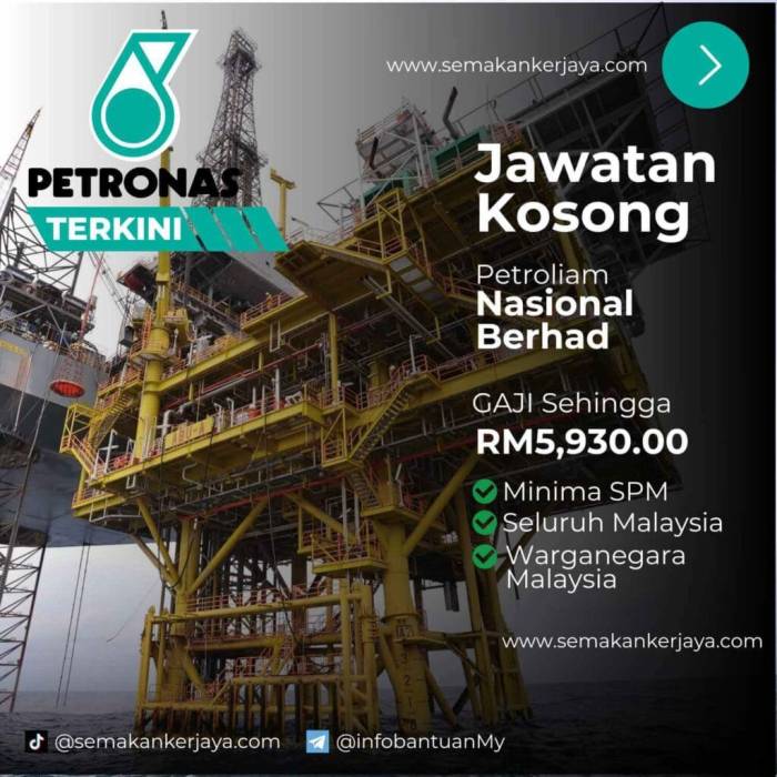 Gaji pt petronas malaysia