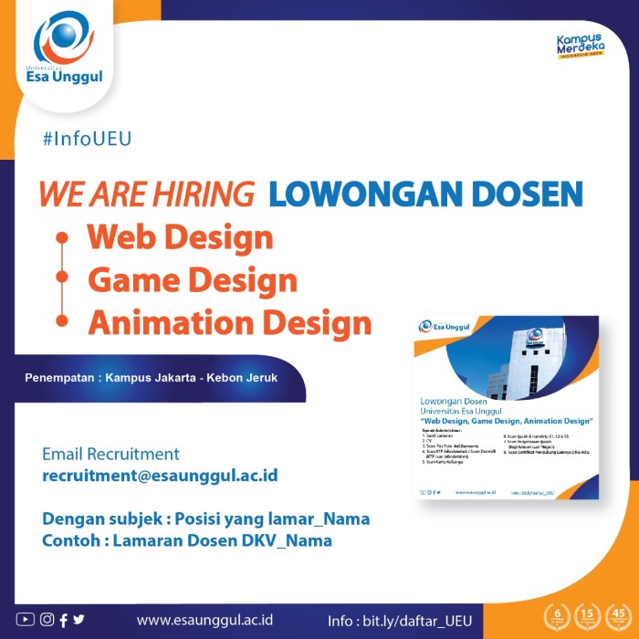 Gaji universitas esa unggul universitas indonusa