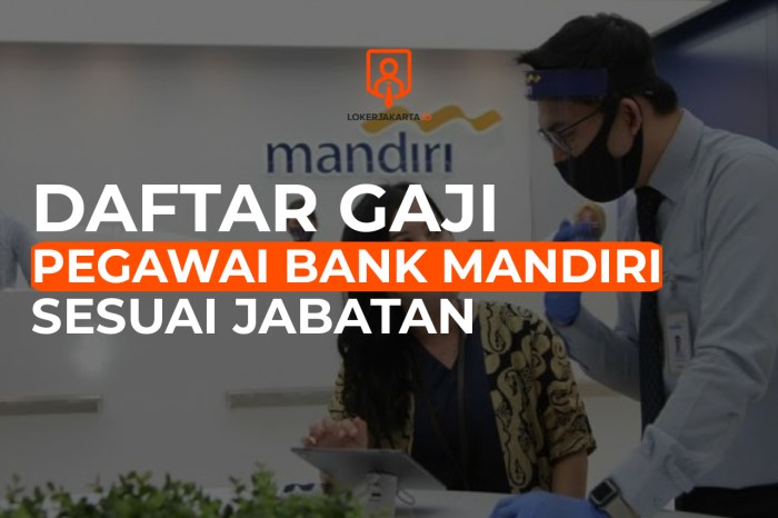 Gaji sales bank mandiri