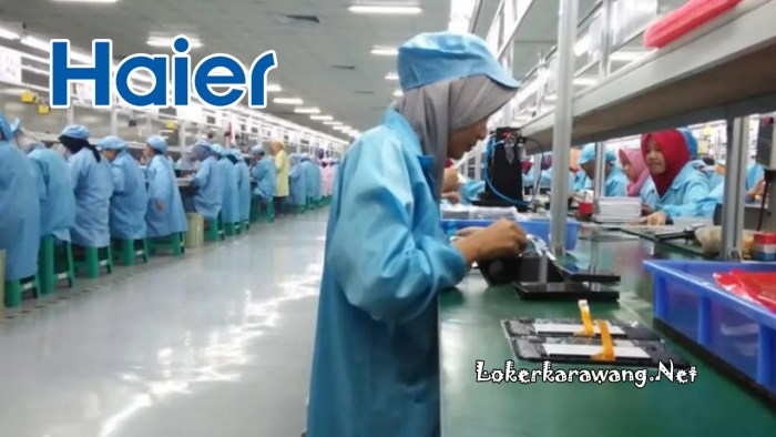 Gaji pt haier electrical appliances indonesia