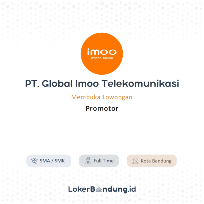 Gaji pt global imoo telekomunikasi