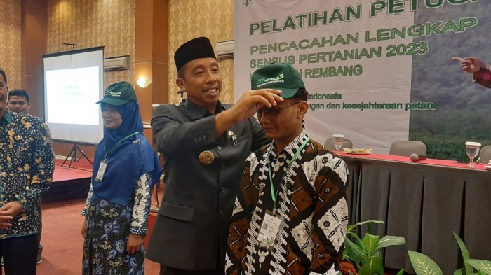 Gaji petugas sensus pertanian dan tunjangannya