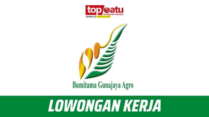 Gaji pt bumitama gunajaya agro