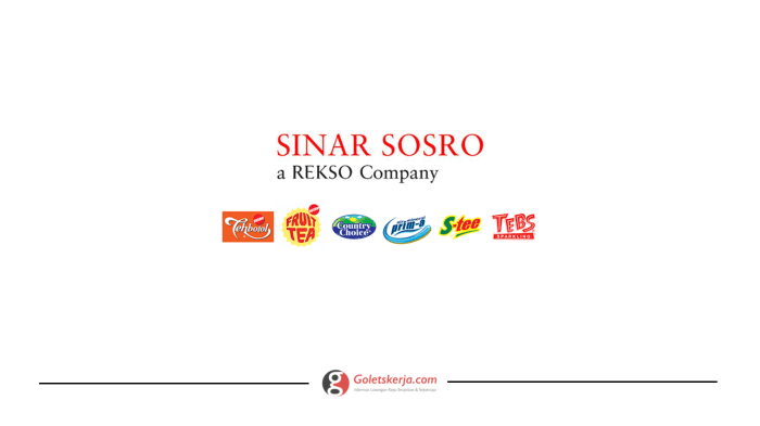 Gaji pt sinar sosro