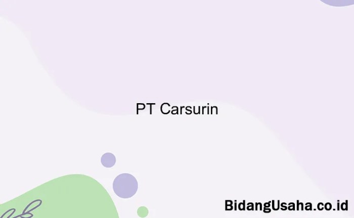 Gaji pt carsurin