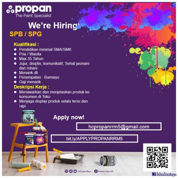 Gaji pt propan raya