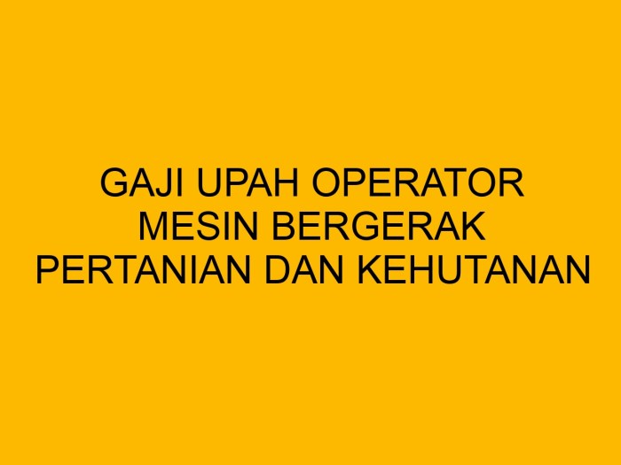 Gaji operator mesin roll plat