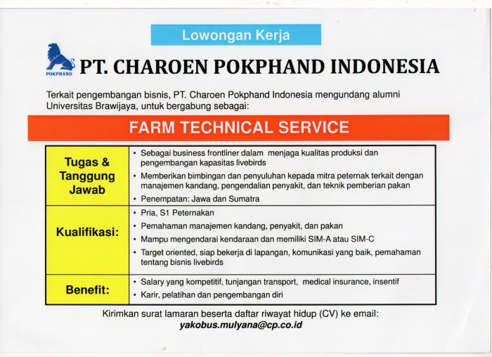 Gaji pt charoen pokphand