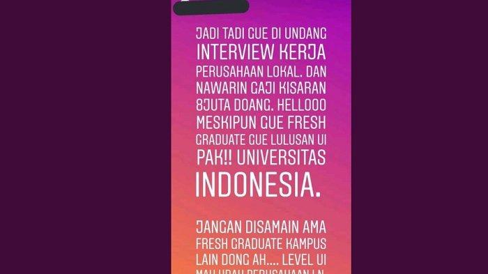 Gaji lulusan universitas riau ur