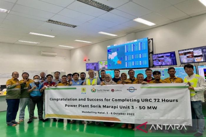 Gaji pt sorik marapi geothermal