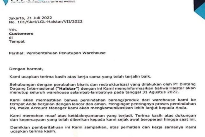 Gaji pt bintang dagang internasional haistar